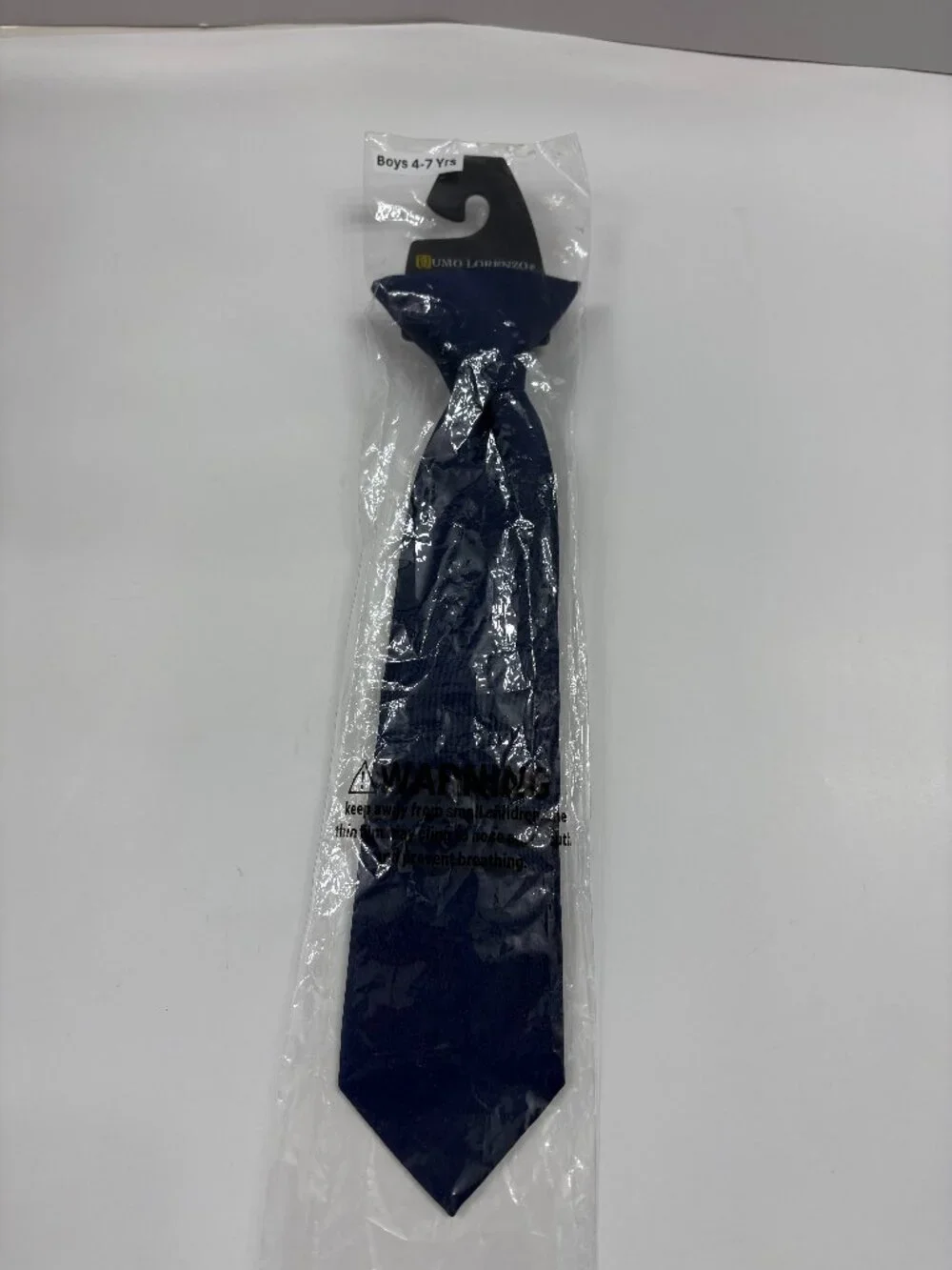 Neck Tie -Boy's - Clip-on - Navy Blue - 4-7 Yrs Old - NWT